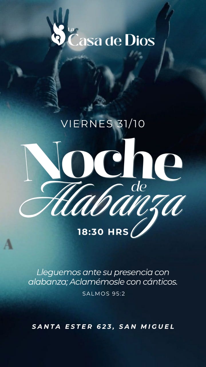 Invitación Noche de Alabanzas